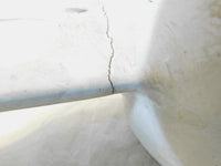 1995 & 1996 Buell M2 Thunderbolt Marchesini White Front Wheel Rim & Tire - Crack