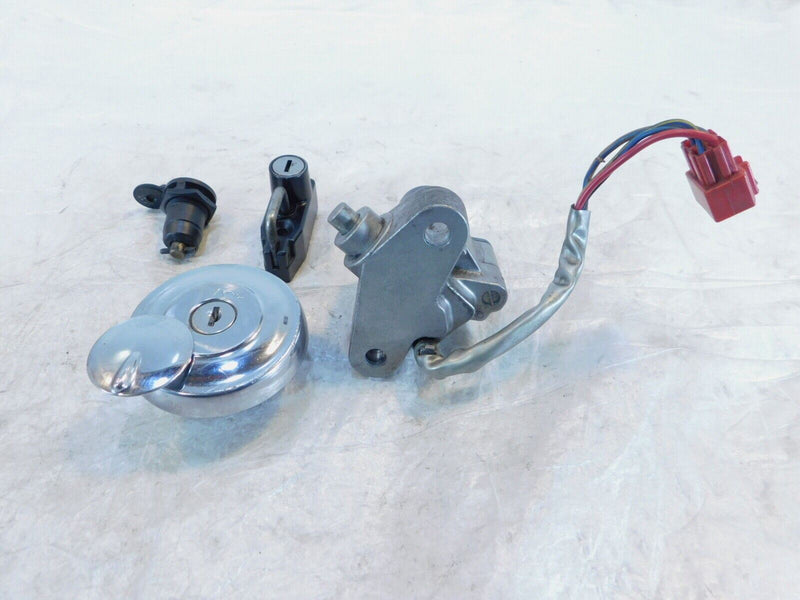 Yamaha V-Star 650 & 1100 Ignition Switch & Fuel Tank & Storage Lock Set w/ Key