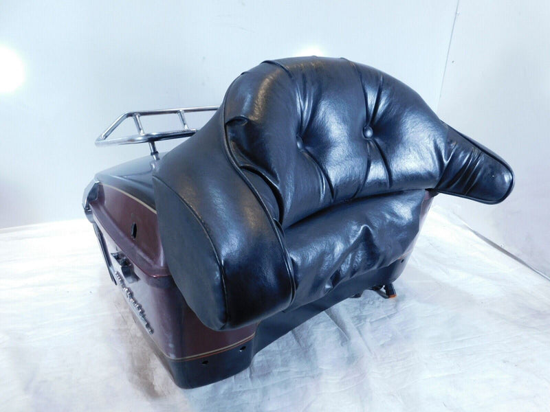 Harley Davidson Touring Road & Electra Glide Maroon Black Tour Pak Luggage Box - C3 Cycle