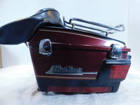 Harley Davidson Touring Road & Electra Glide Maroon Black Tour Pak Luggage Box - C3 Cycle