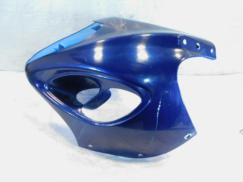 1999-2003 Suzuki GSX1300R Busa Hayabusa Blue Front Upper Fairing Cowling Cowl