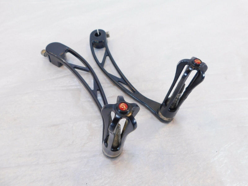 Harley Touring Road King Electra Glide Softail Black Shift Shifter Lever Pedals