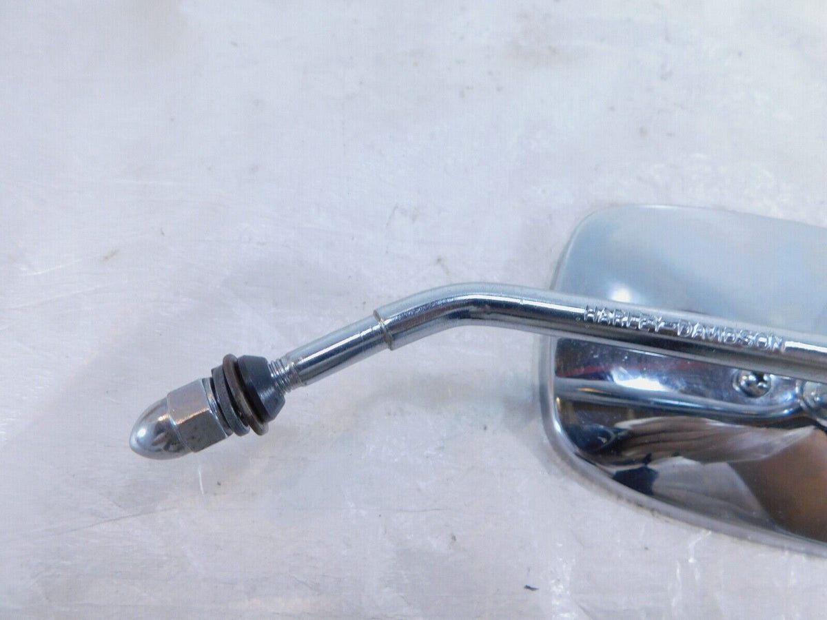 Harley Davidson FXR & Softail & Dyna & Sportster Left Square Rear View Mirror