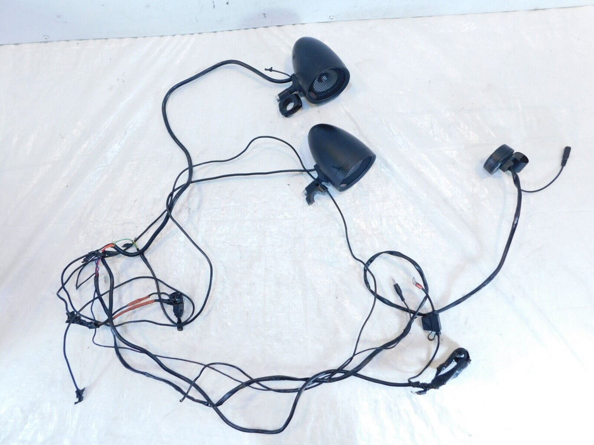 Harley Davidson Road King Softail Dyna Sportster 1" Handlebar Mounted Speakers
