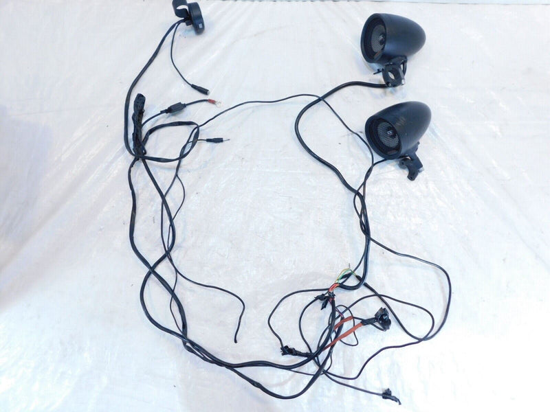 Harley Davidson Road King Softail Dyna Sportster 1" Handlebar Mounted Speakers