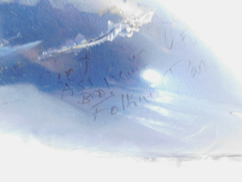 1977-1985 Harley Davidson FX & FXE Shovelhead Blue Left Fuel Gas Petrol Tank