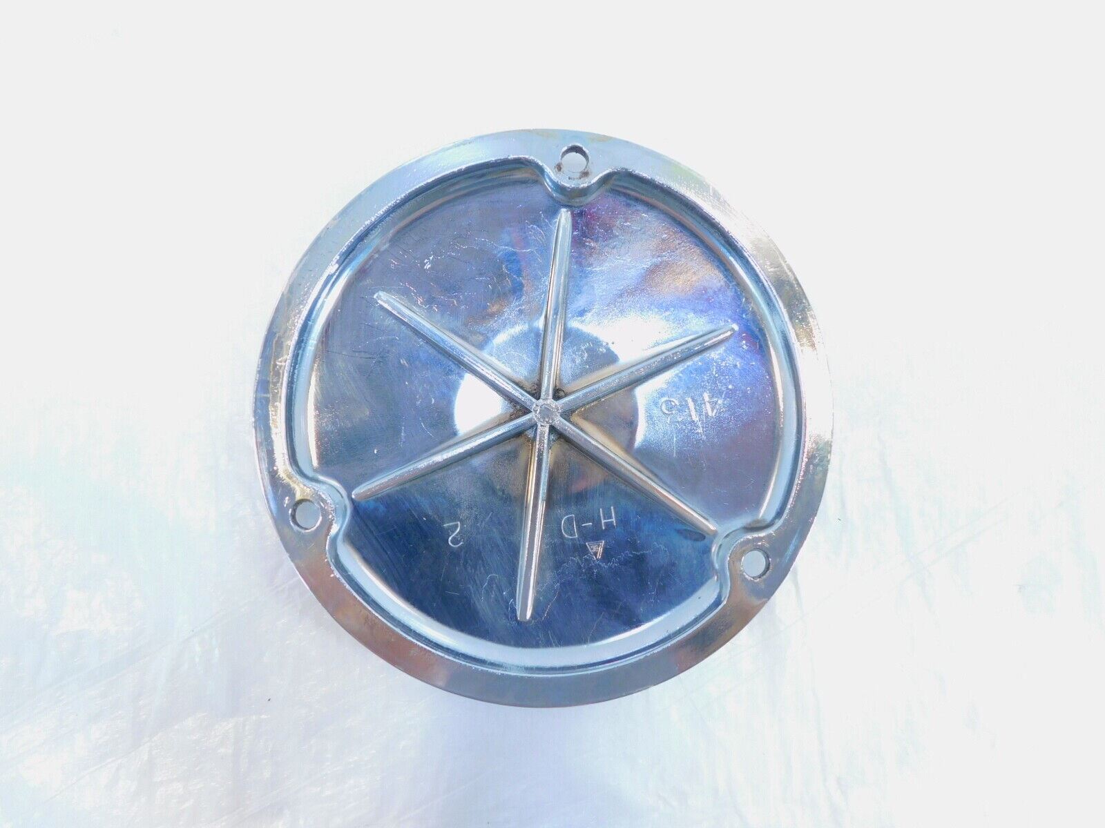 Harley Evo Touring Softail Chrome Derby Clutch Cover Harley Evo Touring Softail Chrome Derby Clutch Cover