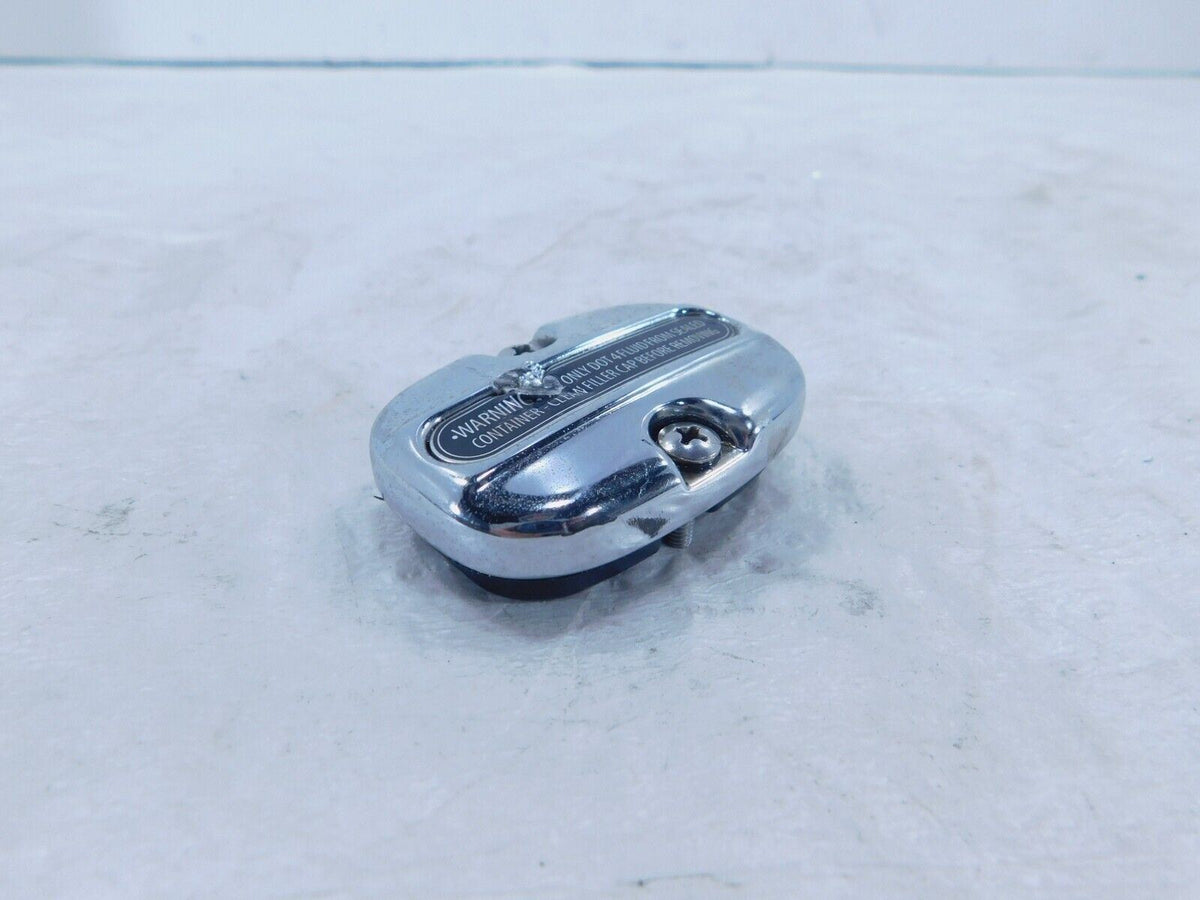 Harley Road King Street & Electra Glide Chrome Rear Master Cylinder Cap Lid