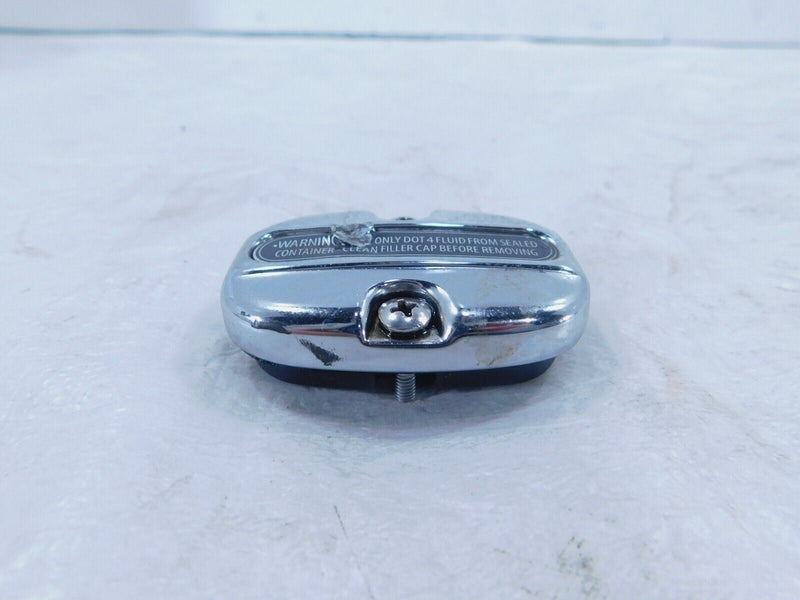 Harley Road King Street & Electra Glide Chrome Rear Master Cylinder Cap Lid