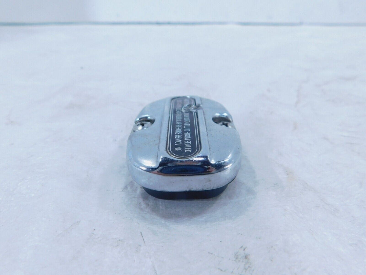 Harley Road King Street & Electra Glide Chrome Rear Master Cylinder Cap Lid