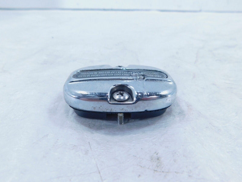 Harley Road King Street & Electra Glide Chrome Rear Master Cylinder Cap Lid