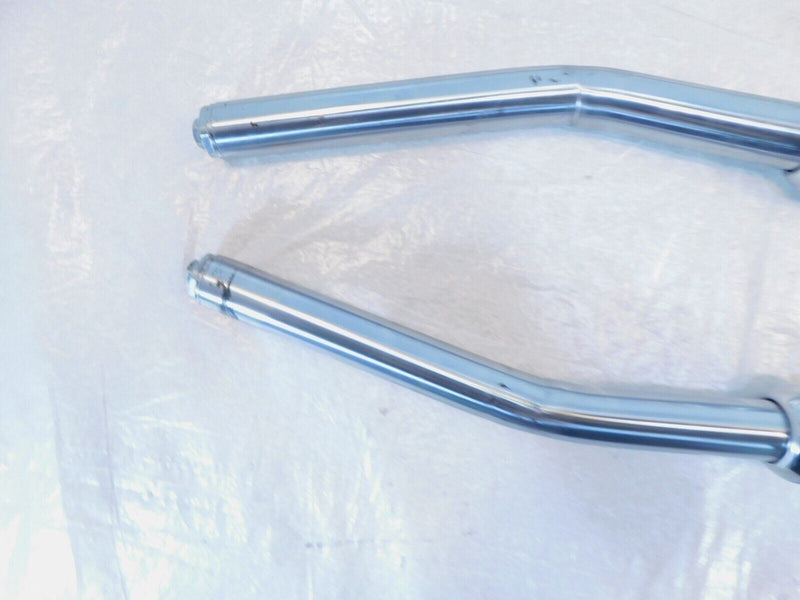 95-99 Harley Davidson Dyna Super Glide Chrome Left Right Fork Tube Shocks - Bent