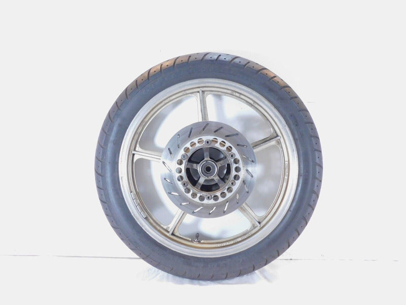 1990-1997 Yamaha Virago 750 XV750 Yellowish Gold Front Wheel Rim w/ Brake Rotors