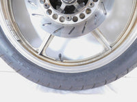 1990-1997 Yamaha Virago 750 XV750 Yellowish Gold Front Wheel Rim w/ Brake Rotors