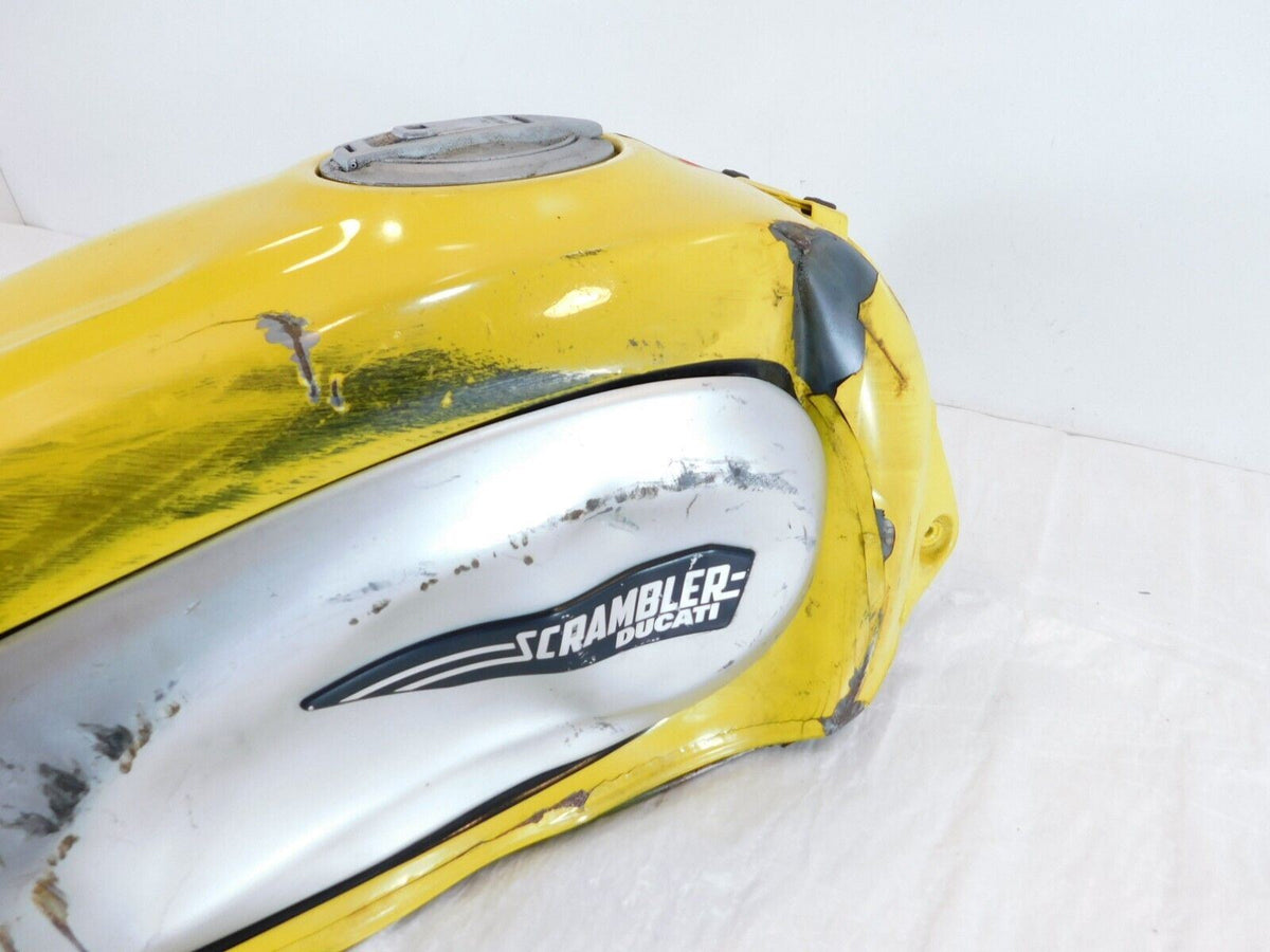 2019 & 2020 Ducati Scrambler 800 Icon Yellow Fuel Gas Petrol Tank - Dents