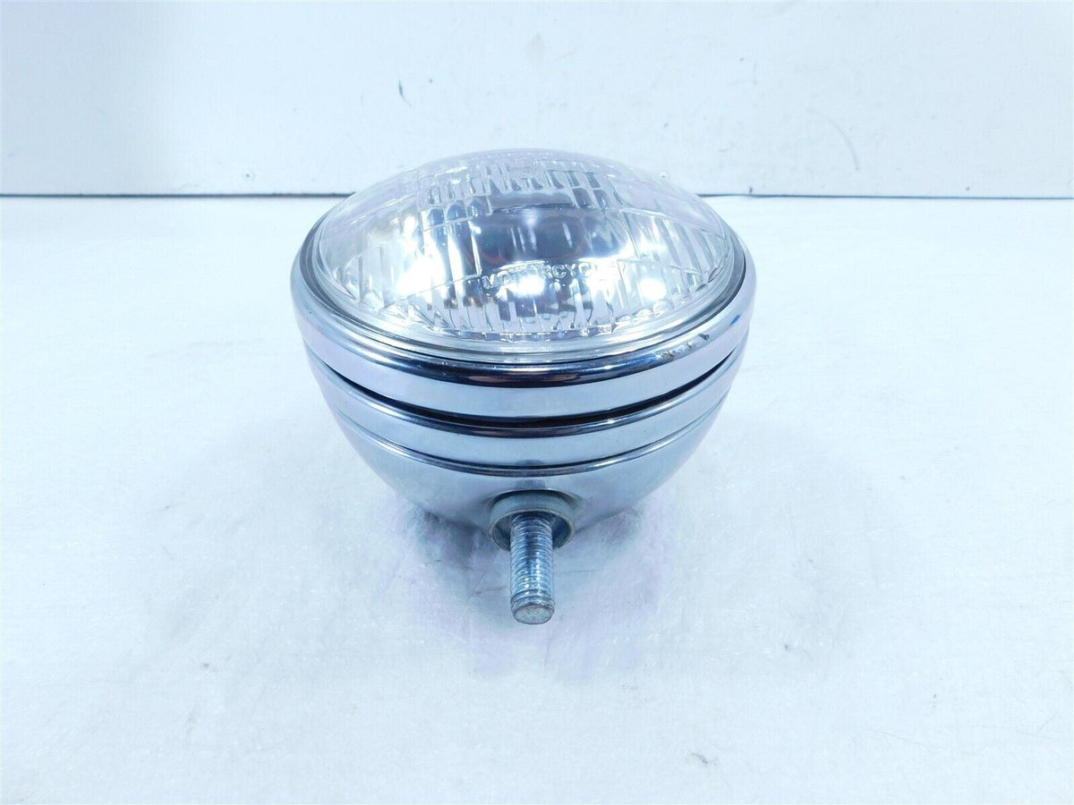 Harley Davidson Ironhead Sportster 1000 Front Headlight Headlamp & Chrome Bucket