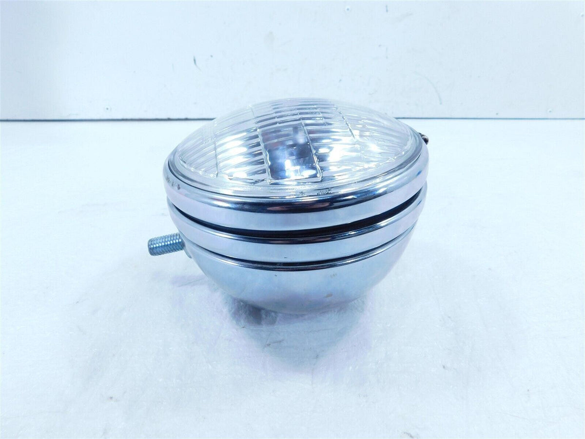 Harley Davidson Ironhead Sportster 1000 Front Headlight Headlamp & Chrome Bucket