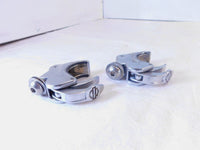 Harley Dyna Wide Glide Street & Fat Bob Front Fork Windshield Detachable Clamps