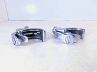 Harley Dyna Wide Glide Street & Fat Bob Front Fork Windshield Detachable Clamps