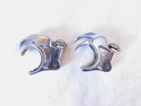 Harley Dyna Wide Glide Street & Fat Bob Front Fork Windshield Detachable Clamps