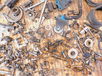 1995 95 Suzuki Intruder VS1400GLP Misc Hardware Nuts Bolts Bracket Parts Box Lot
