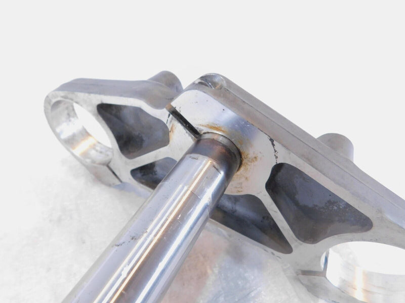 99-02 Buell Lightning X1 Silver Upper & Lower Front Fork Triple Tree Bracket