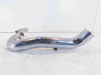 Harley Touring Rinehart True Duals Chrome Rear Exhaust Header Pipe Heat Shield