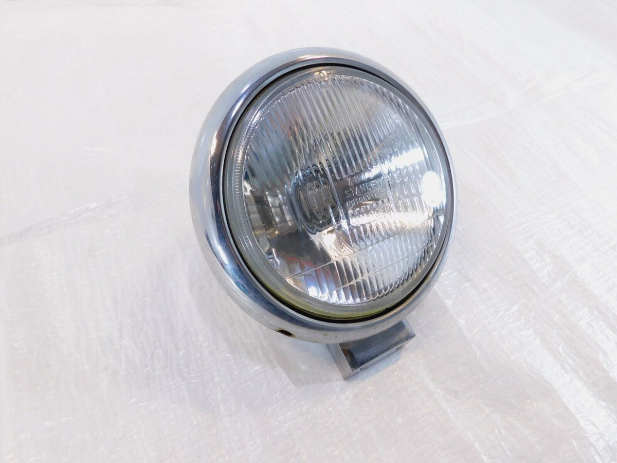 LED headlight for Suzuki Intruder 800 (2004 - 2011) - Round motorcycle optics approved