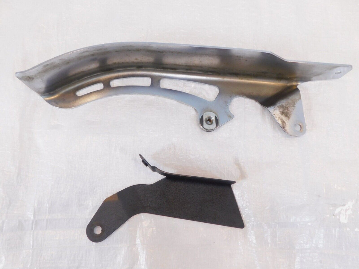 Harley Davidson Softail Heritage Classic Chrome Slotted Upper Belt Guard Cover