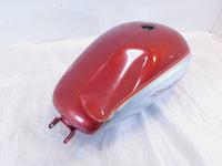 04-06 Harley Davidson Sportster 883 & 1200 Custom Low Red Fuel Gas Tank - Dented