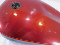 04-06 Harley Davidson Sportster 883 & 1200 Custom Low Red Fuel Gas Tank - Dented