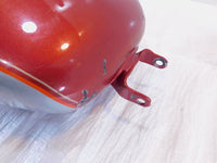 04-06 Harley Davidson Sportster 883 & 1200 Custom Low Red Fuel Gas Tank - Dented