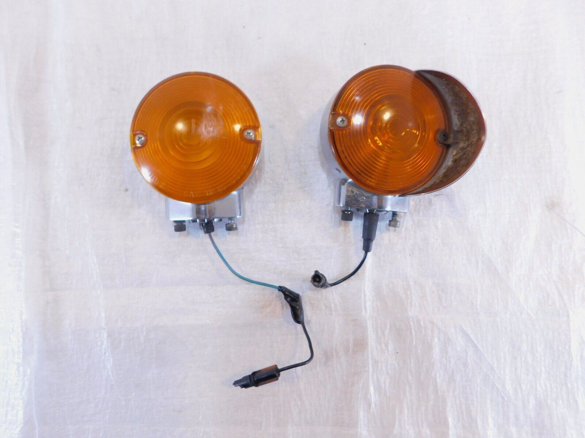 Harley Touring Electra Glide Road King & Softail Rear Turn Signal Indicator Pair