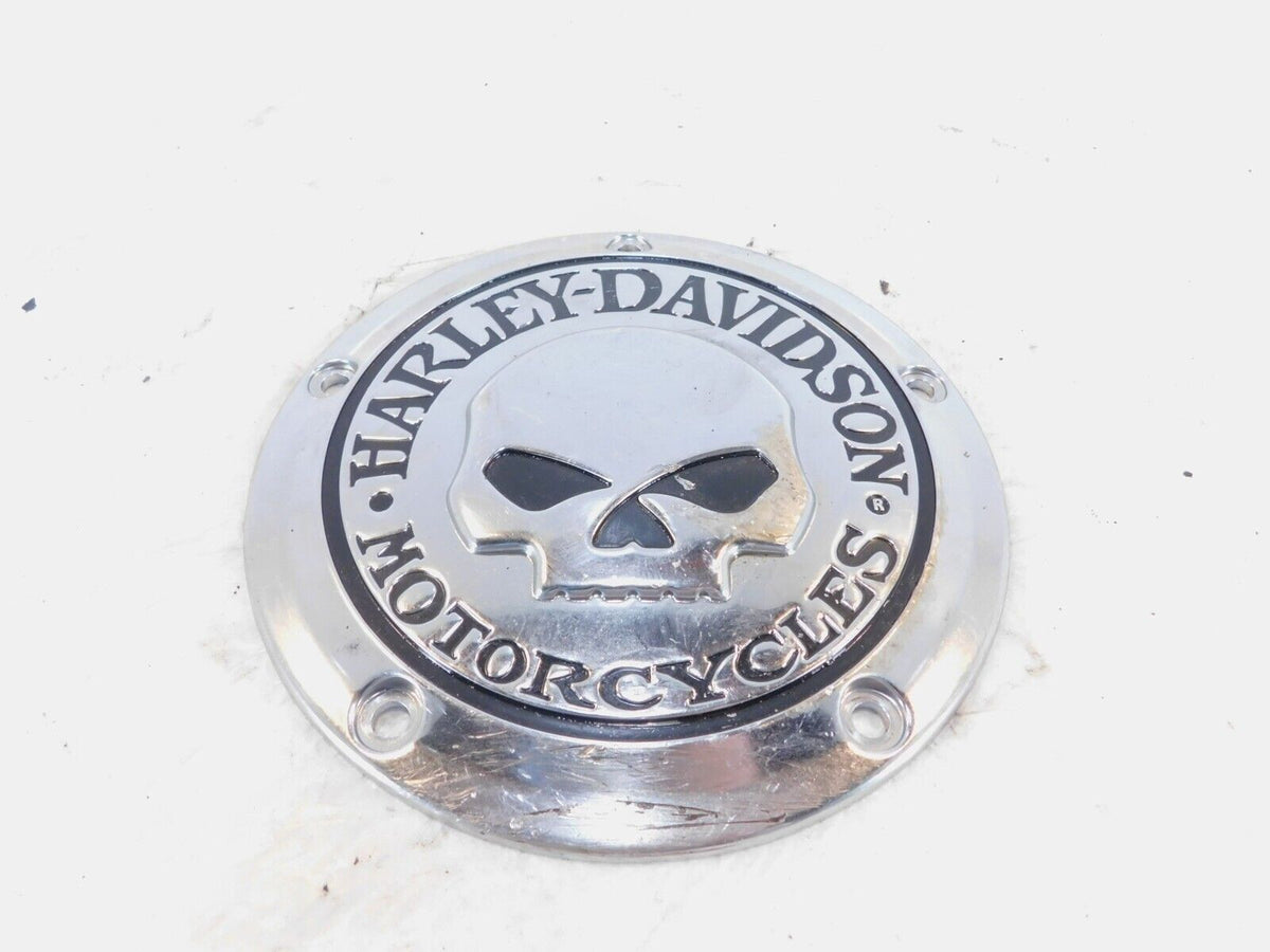 Harley Davidson Twin Cam Softail & Dyna Chrome Willie G Derby Clutch Cover