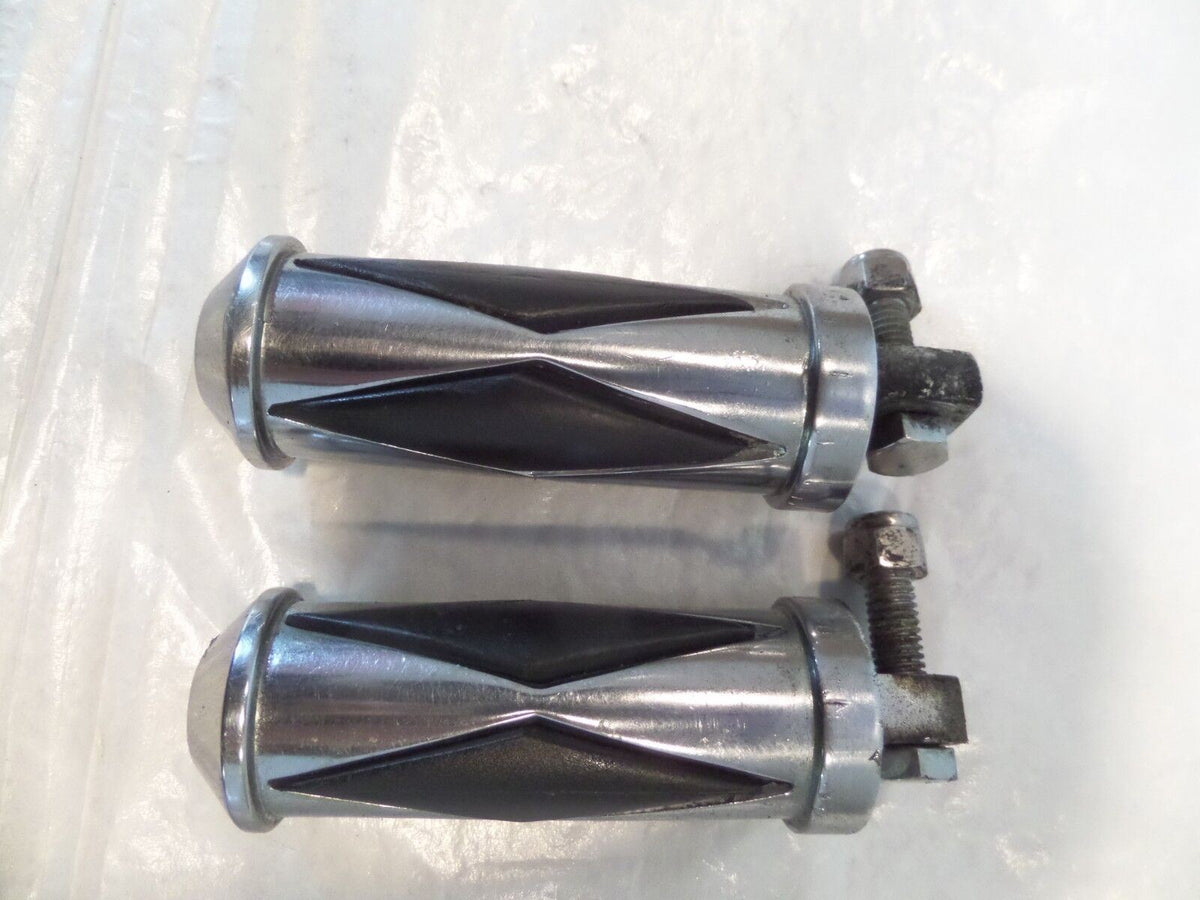 Harley Touring FXR Dyna Sportster & Softail Chrome Diamond Footpegs Footrests