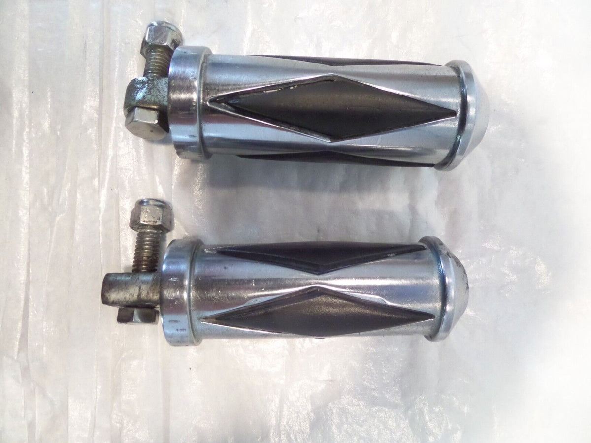 Harley Touring FXR Dyna Sportster & Softail Chrome Diamond Footpegs Footrests