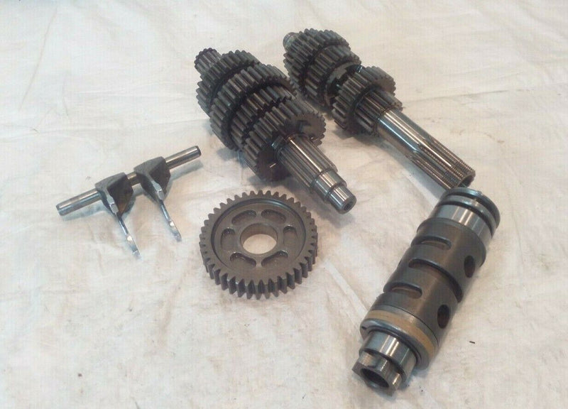 02-03 Ducati Monster 620 Engine Motor Transmission Gears & Shifter Drum w/ Forks