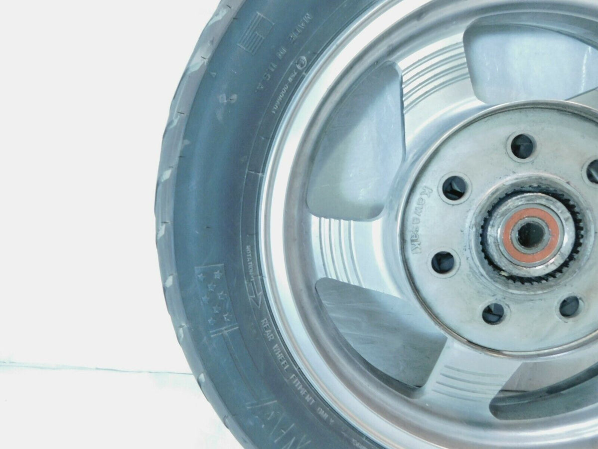 2004 04 Kawasaki Vulcan 1500 VN1500 Nomad Fi Rear Wheel Rim & Tire - 41073-0011