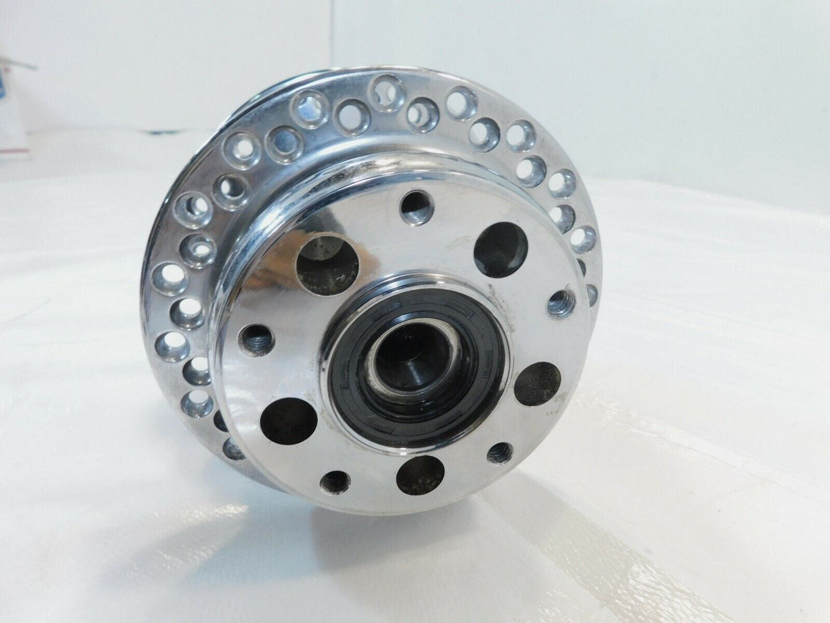 Harley Davidson Softail & Dyna Wide Glide Custom Chrome Laced Front Wheel Hub