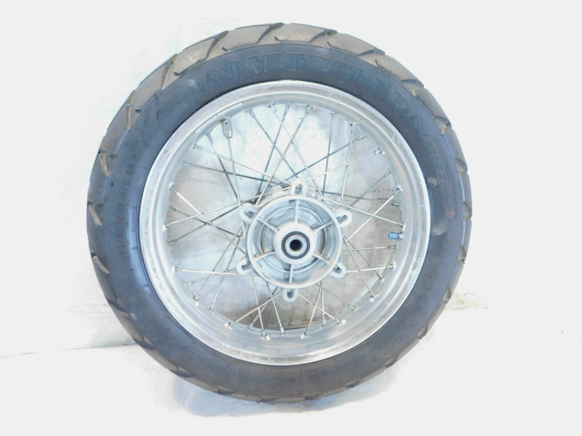 BMW F650GS Dakar & G650GS Sertao Spoked Laced Rear Wheel Rim & Tire - Straight - C3 Cycle