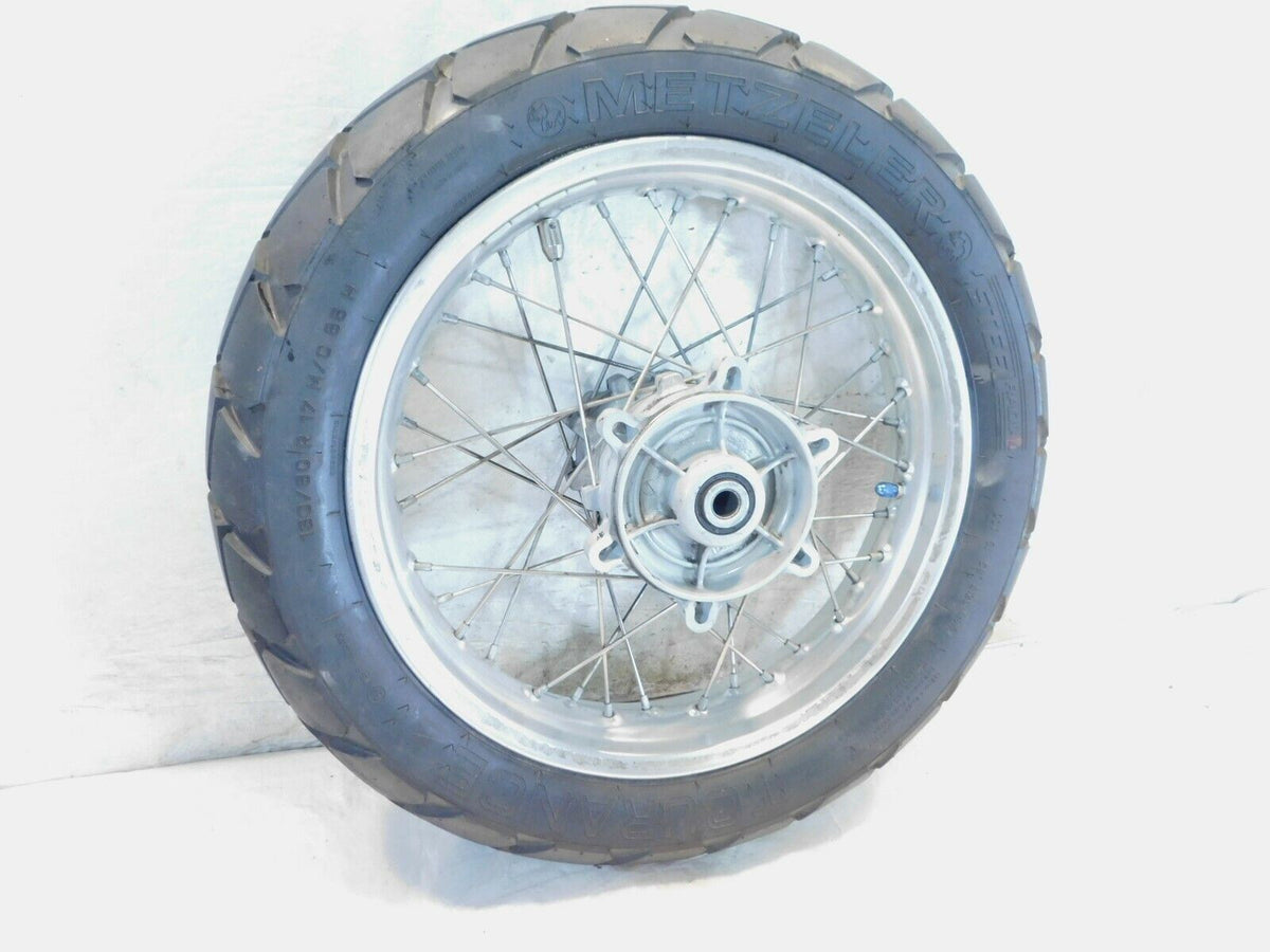 BMW F650GS Dakar & G650GS Sertao Spoked Laced Rear Wheel Rim & Tire - Straight - C3 Cycle