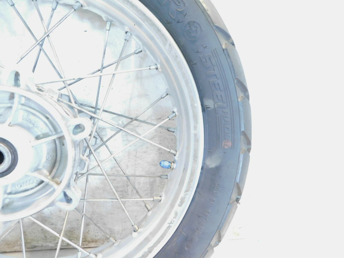 BMW F650GS Dakar & G650GS Sertao Spoked Laced Rear Wheel Rim & Tire - Straight - C3 Cycle