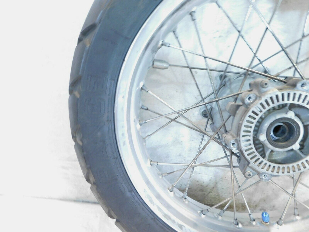 BMW F650GS Dakar & G650GS Sertao Spoked Laced Rear Wheel Rim & Tire - Straight - C3 Cycle