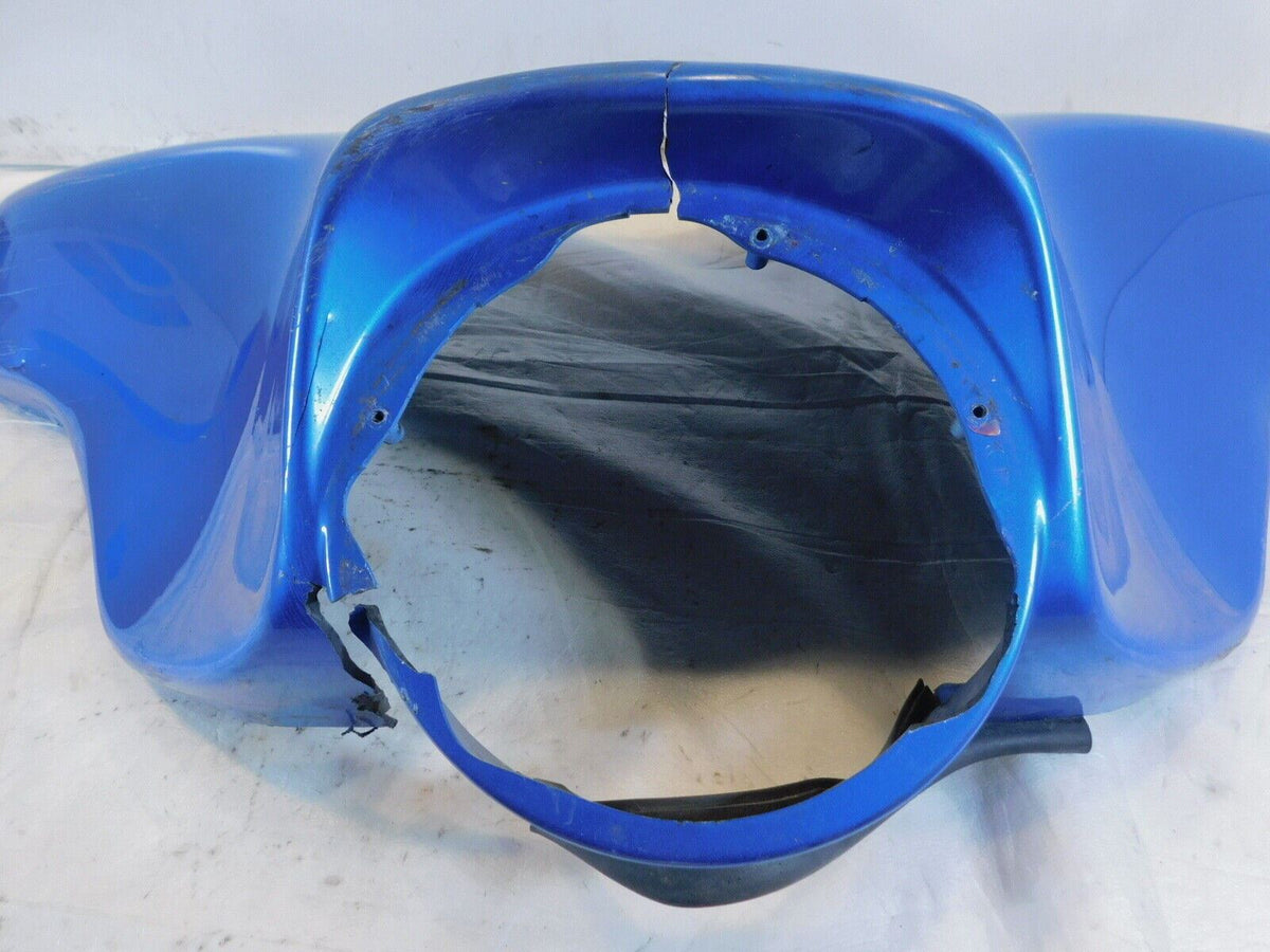 Harley Davidson Street & Electra Glide Blue Outer Front Fairing Cowl For Repair