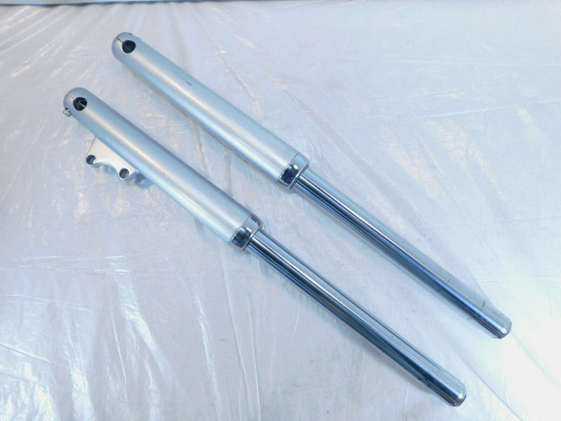 2003 03 Victory V92 Classic Cruiser Silver Left & Right Front Fork End Shocks - C3 Cycle