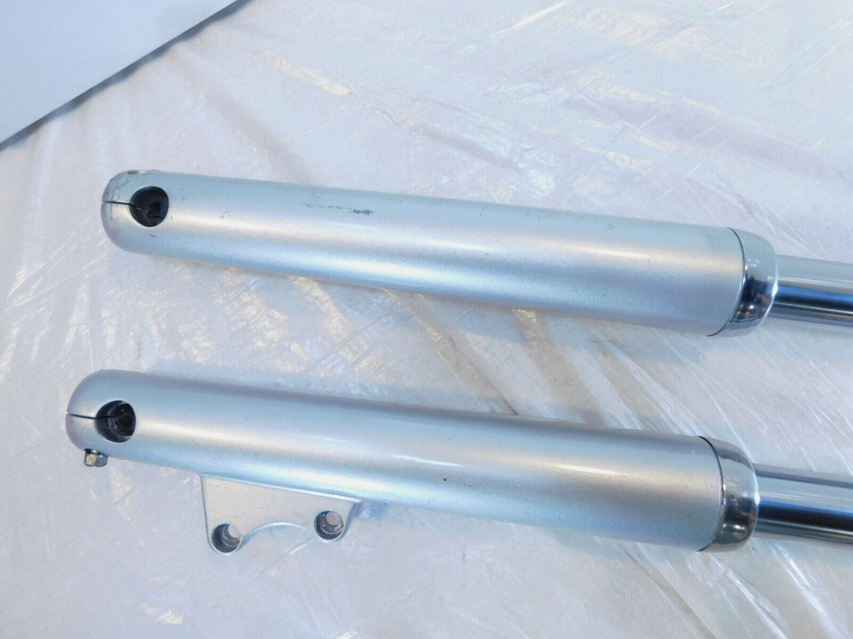 2003 03 Victory V92 Classic Cruiser Silver Left & Right Front Fork End Shocks - C3 Cycle