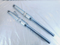 2003 03 Victory V92 Classic Cruiser Silver Left & Right Front Fork End Shocks - C3 Cycle