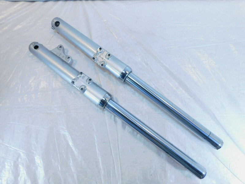 2003 03 Victory V92 Classic Cruiser Silver Left & Right Front Fork End Shocks - C3 Cycle