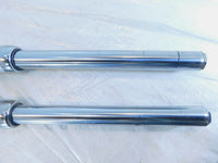 2003 03 Victory V92 Classic Cruiser Silver Left & Right Front Fork End Shocks - C3 Cycle