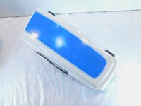 Harley Davidson Road King Street & Electra Glide White/Blue Left Saddlebag